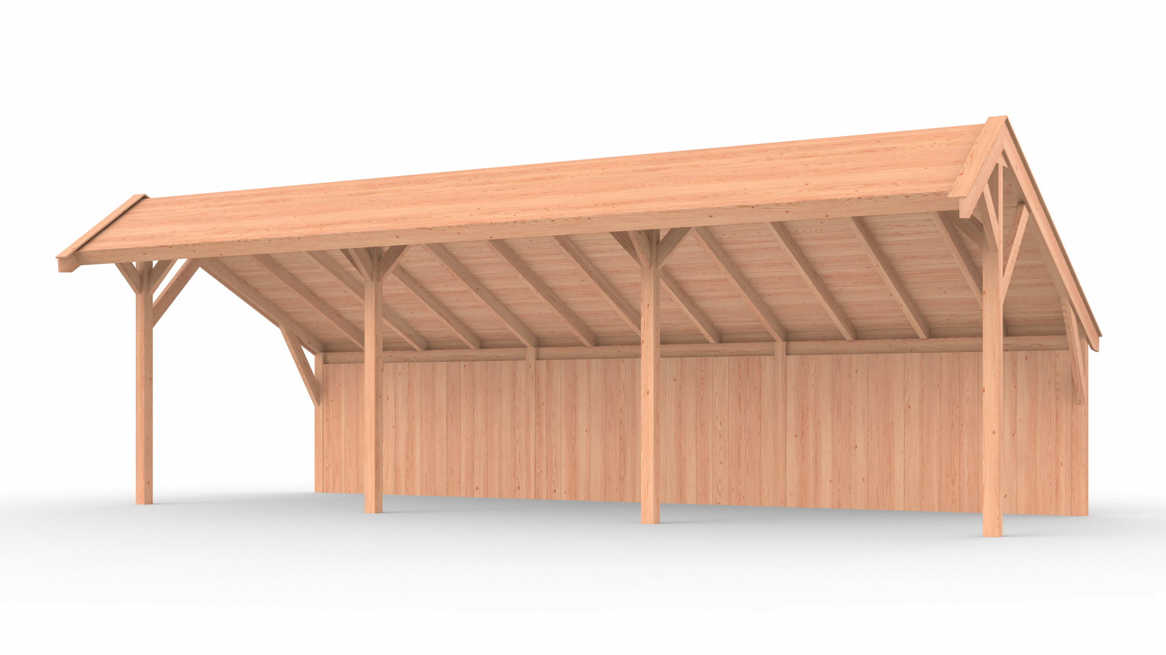 Douglas kapschuur, 900 x 300, met achterwand, Westwood Comfort - Afbeelding 4